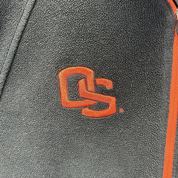 Columbia Omni-Heat Half Zip Mens (M) Black Pullover Jacket Thermal Oregon State - Picture 6 of 9